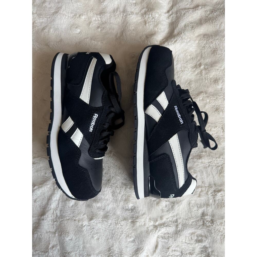 New Reebok Harman Work Sneaker Black White Slip Resistant Men 7 - Picture 2 of 8